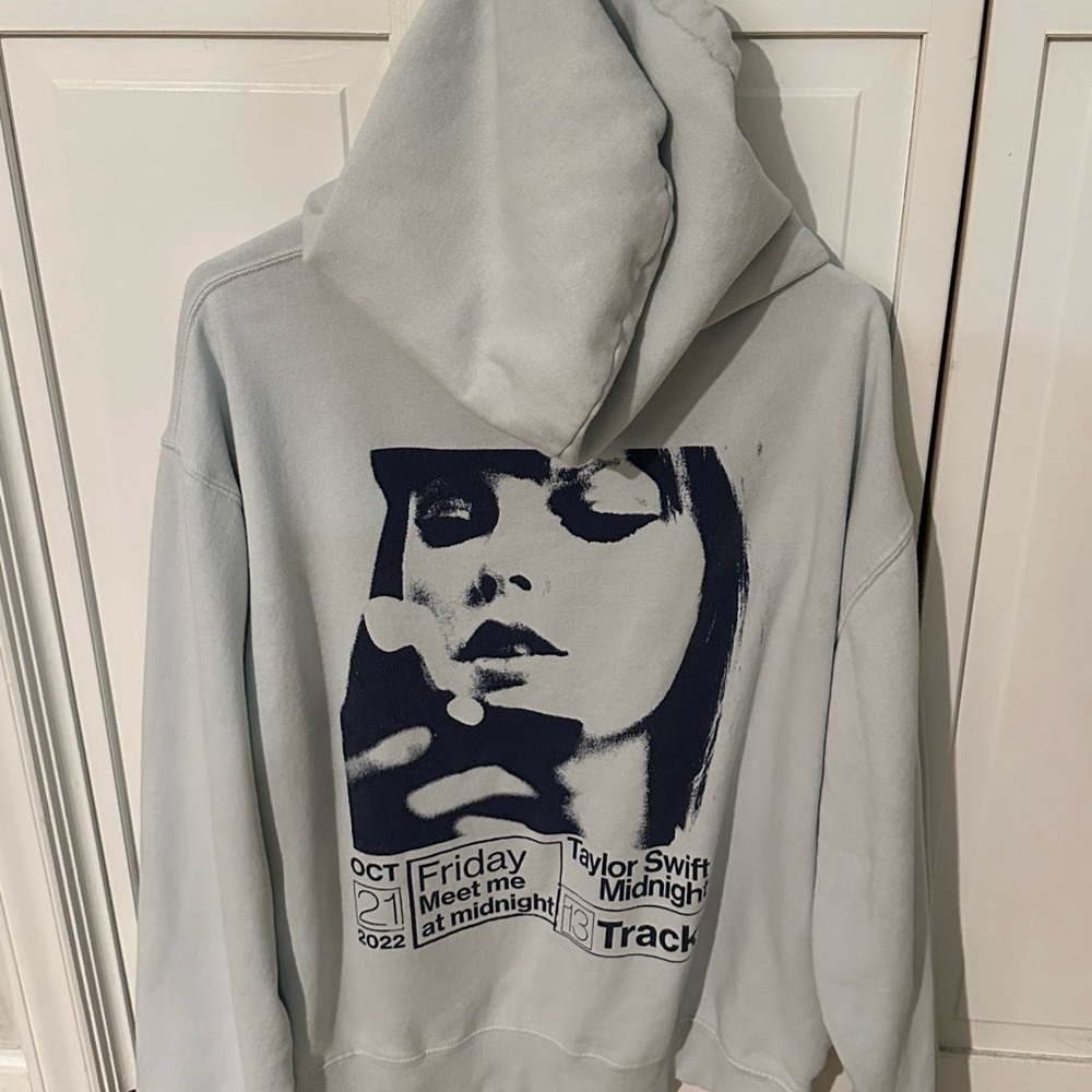 Taylor Swift Midnights Blue Graphic Hoodie
